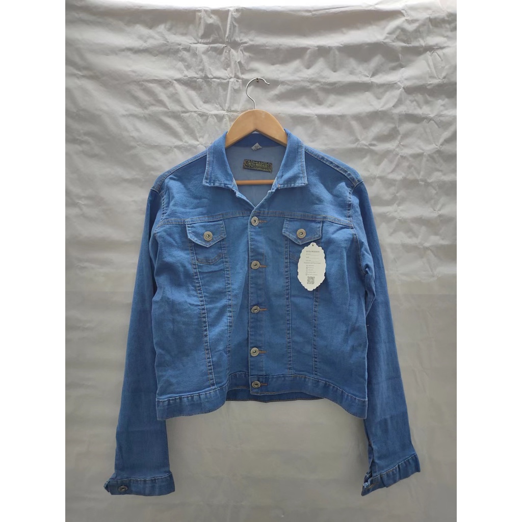 Jaqueta Jean Feminino Estampada Olho Dorado