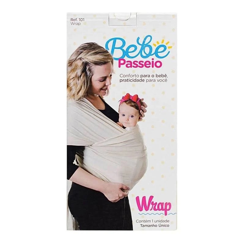 Wrap Confortável E De Fácil Uso Menino Menina Bebê Passeio