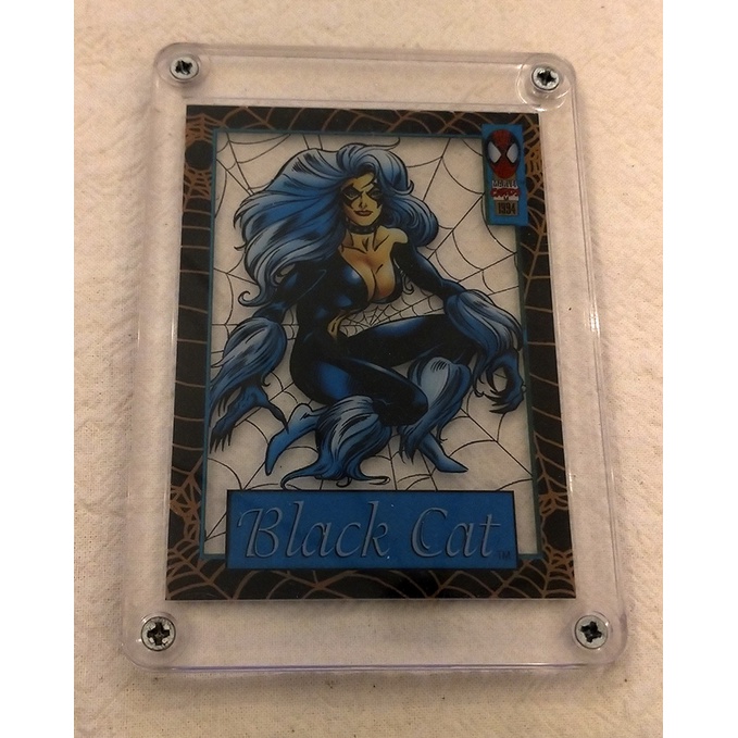 Raro Card Suspended Animation Black Cat Spider-man 1994 Original