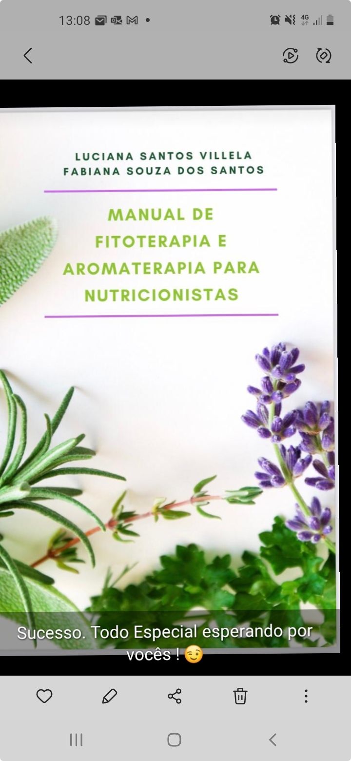 Manual de Fitoterápicos e óleos essenciais para Nutricionista