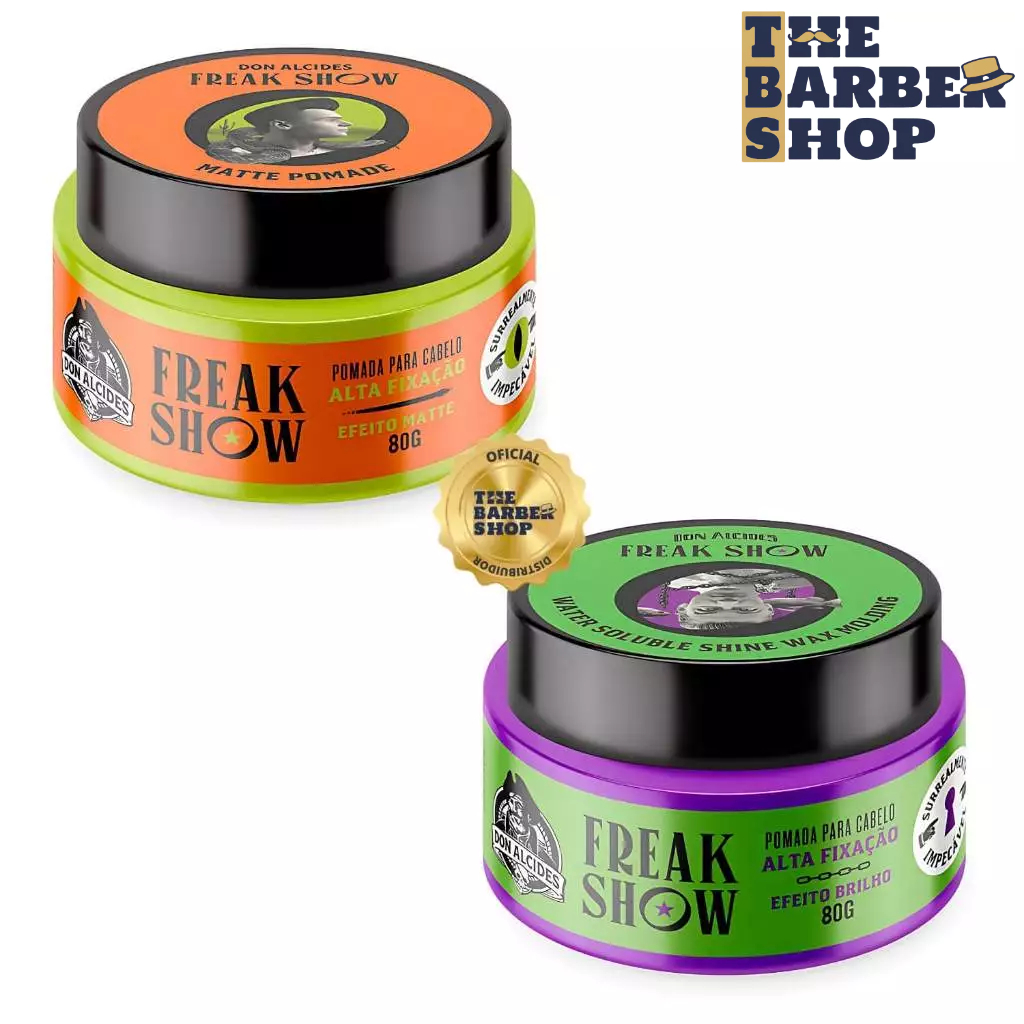 Pomada para Cabelo Don Alcides Freak Show - Efeito Matte E Brilho
