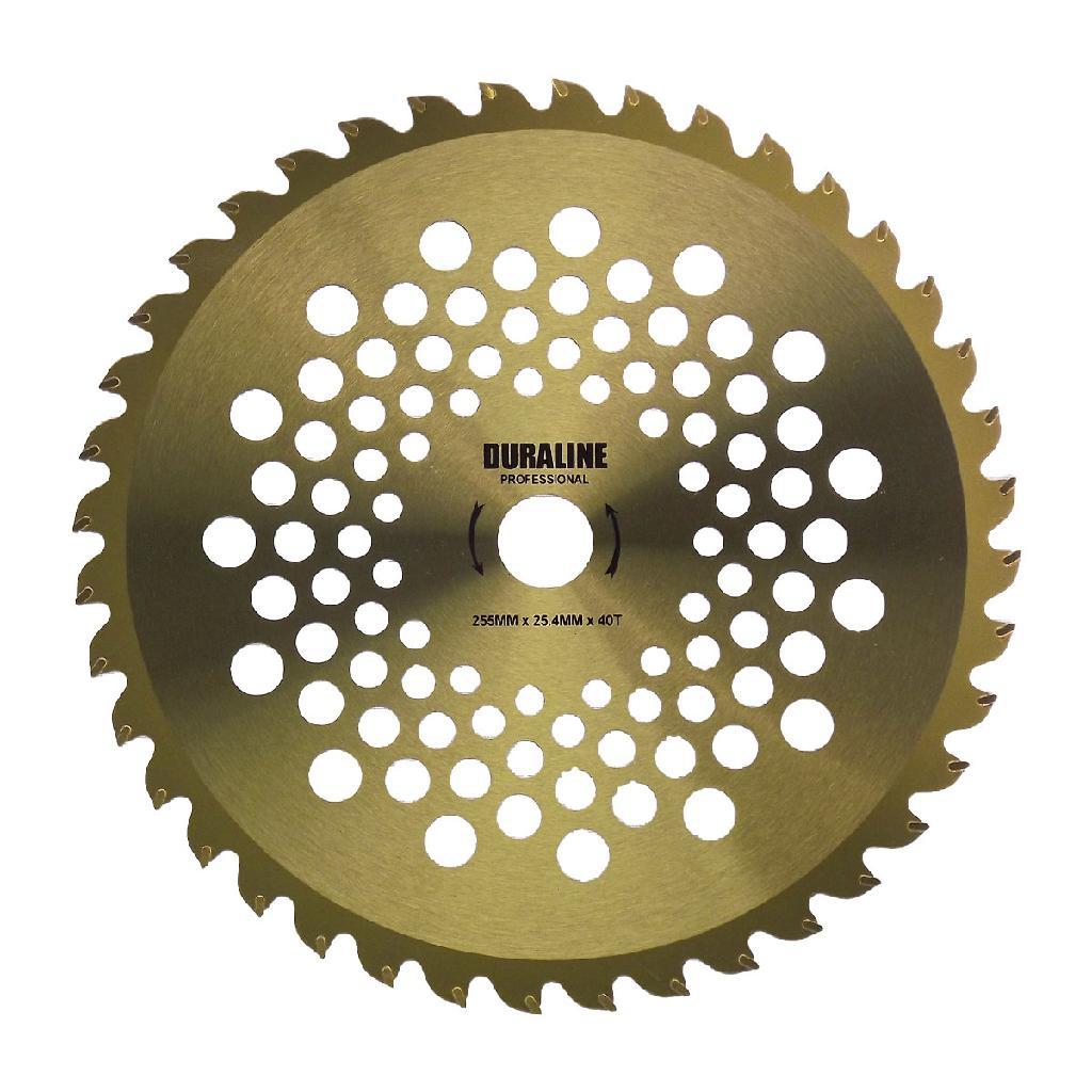 LAMINA  ROCADEIRA DURALINE 40 D 255 MM X 25,4 MM / 20MM