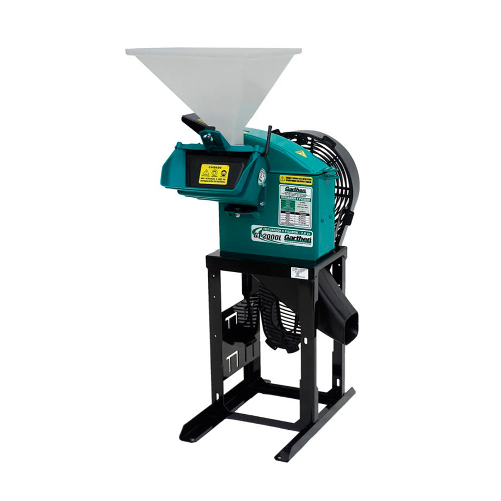 Picador e Triturador Forrageiro 2.0 CV sem Motor com Chave Garthen GT-2000L-1