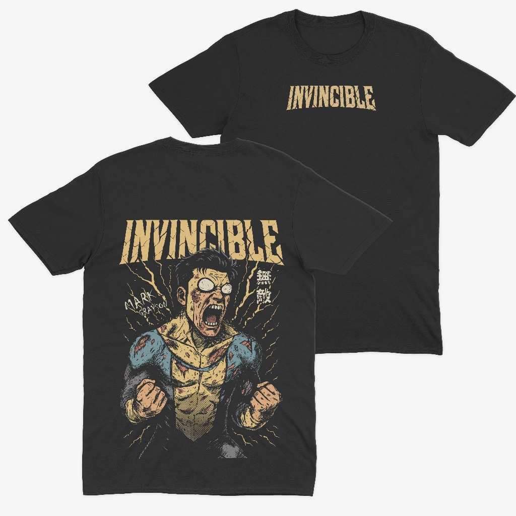 Camiseta Invencível Mark Grayson Camisa Invincible Unissex em Algodão Premium