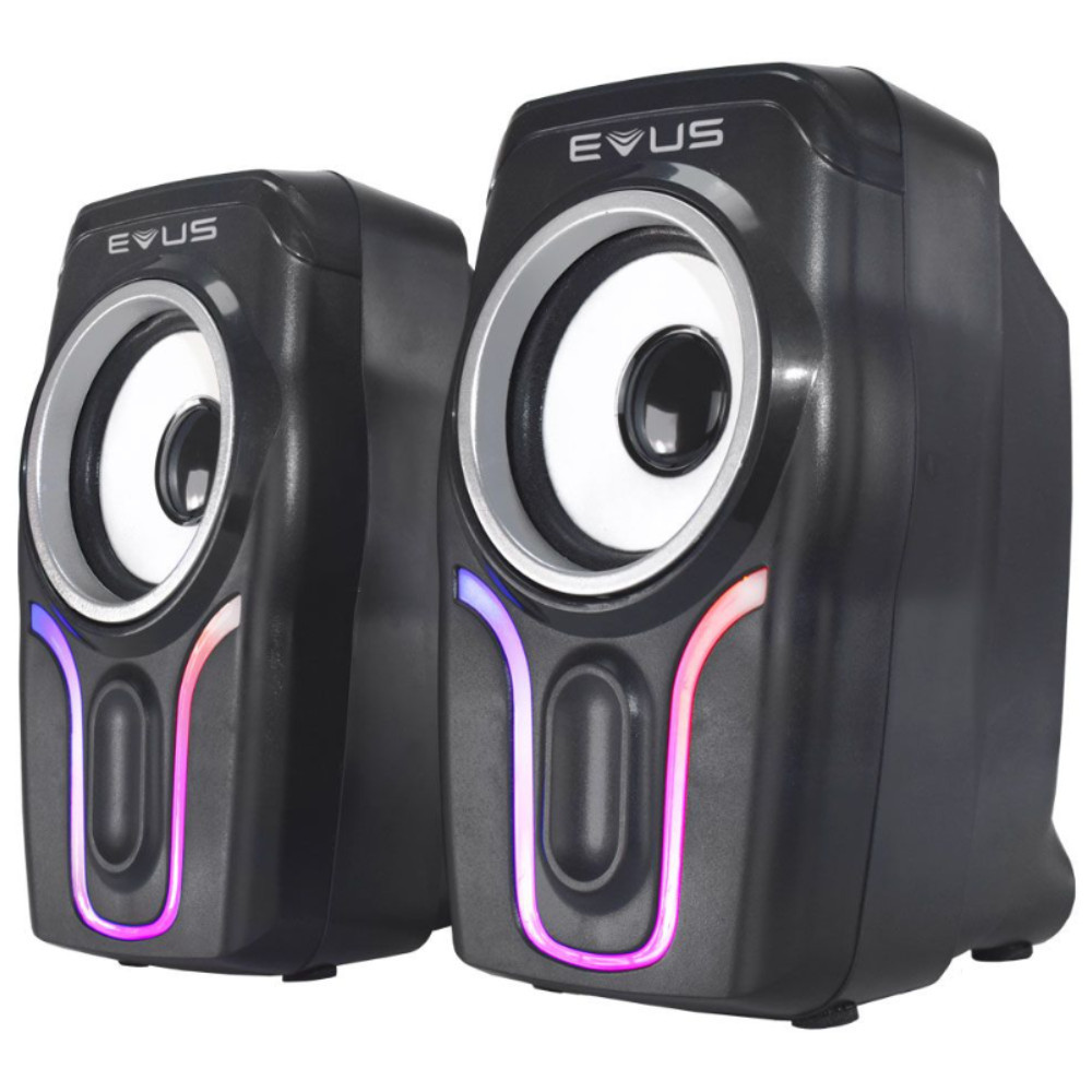 Caixa De Som Evus As-225D Color Wave LED Colorido
