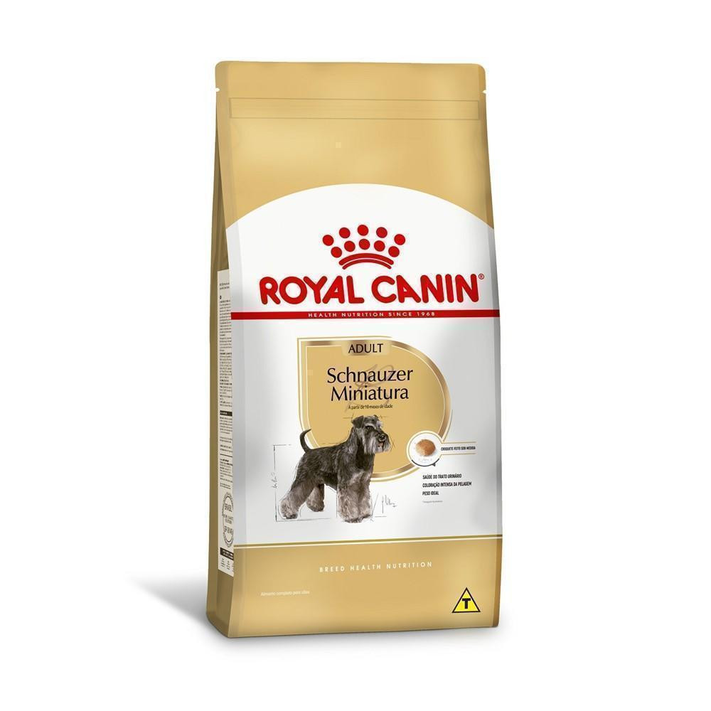 Ração Seca Royal Canin Miniature para Cães Adultos da Raça Schnauzer - 7,5 Kg