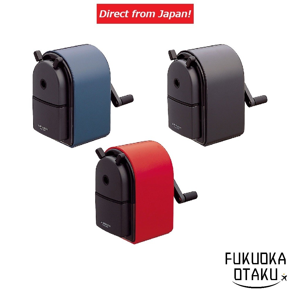 Apontador MITSUBISHI Manual KH-20 Lápis Material Escolar Azul/Vermelho/Preto【Direto do Japão】