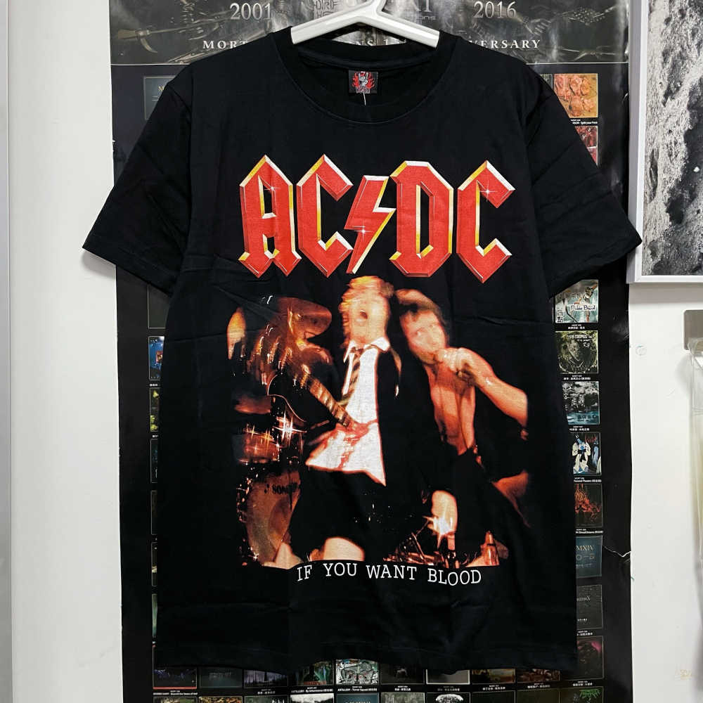 Music.Soul Camiseta Masculina AC/DC High Voltage | Estética Hard Rock Clássico | Unissex 100% algodão