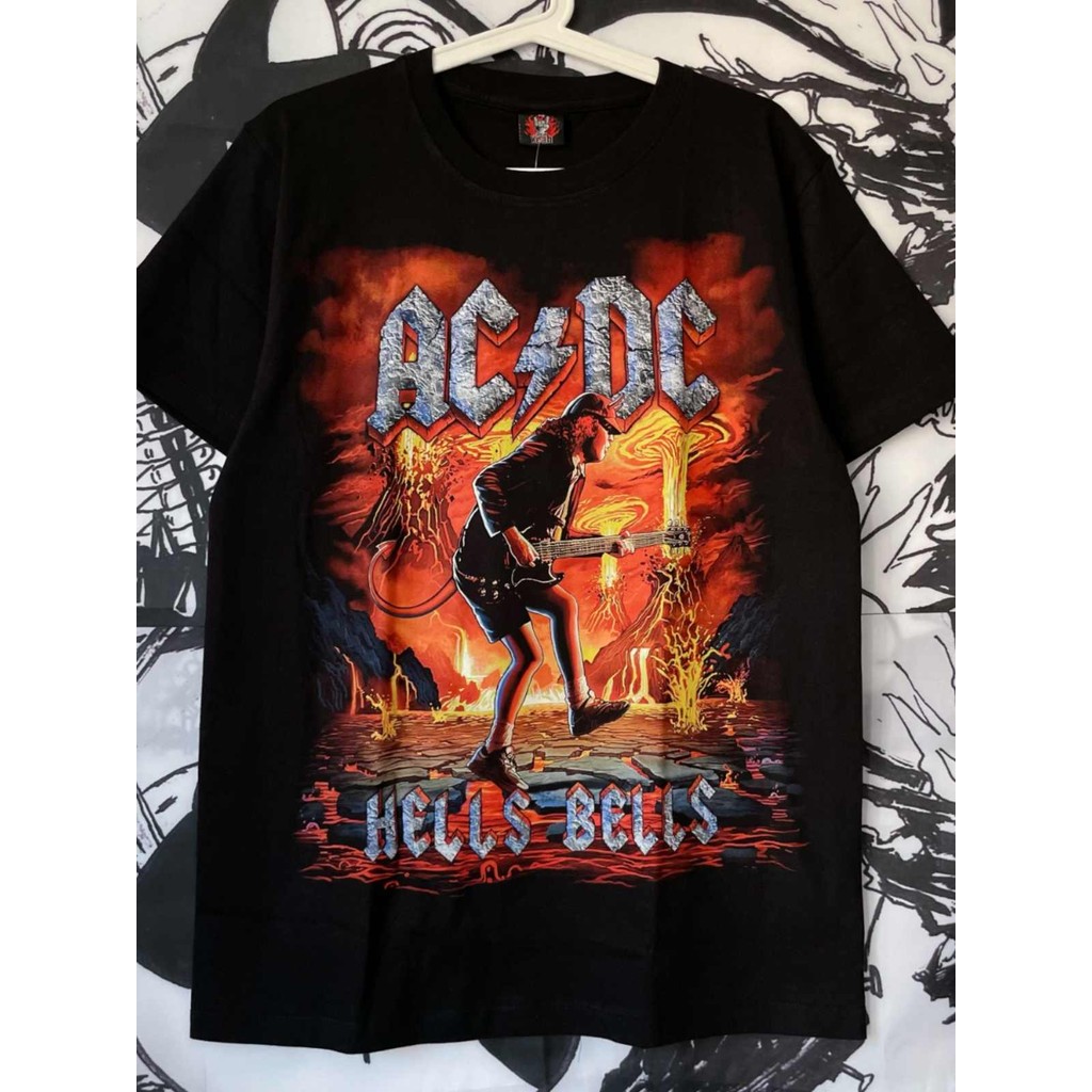Music.Soul Camiseta Masculina AC/DC High Voltage | Estética Hard Rock Clássico Unissex 100%