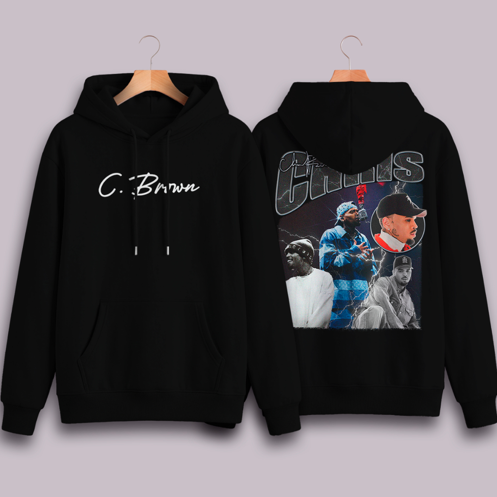 Moletom Chris Brown P Sair Confortavel Blusao Estampado Em DTF Blusa Para o Frio