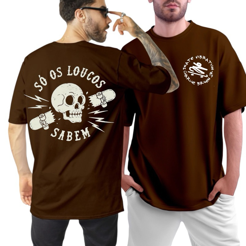Camiseta Charlie Brown Jr Oversized Algodão Penteado Streetwear Música Skate Rock Unissex