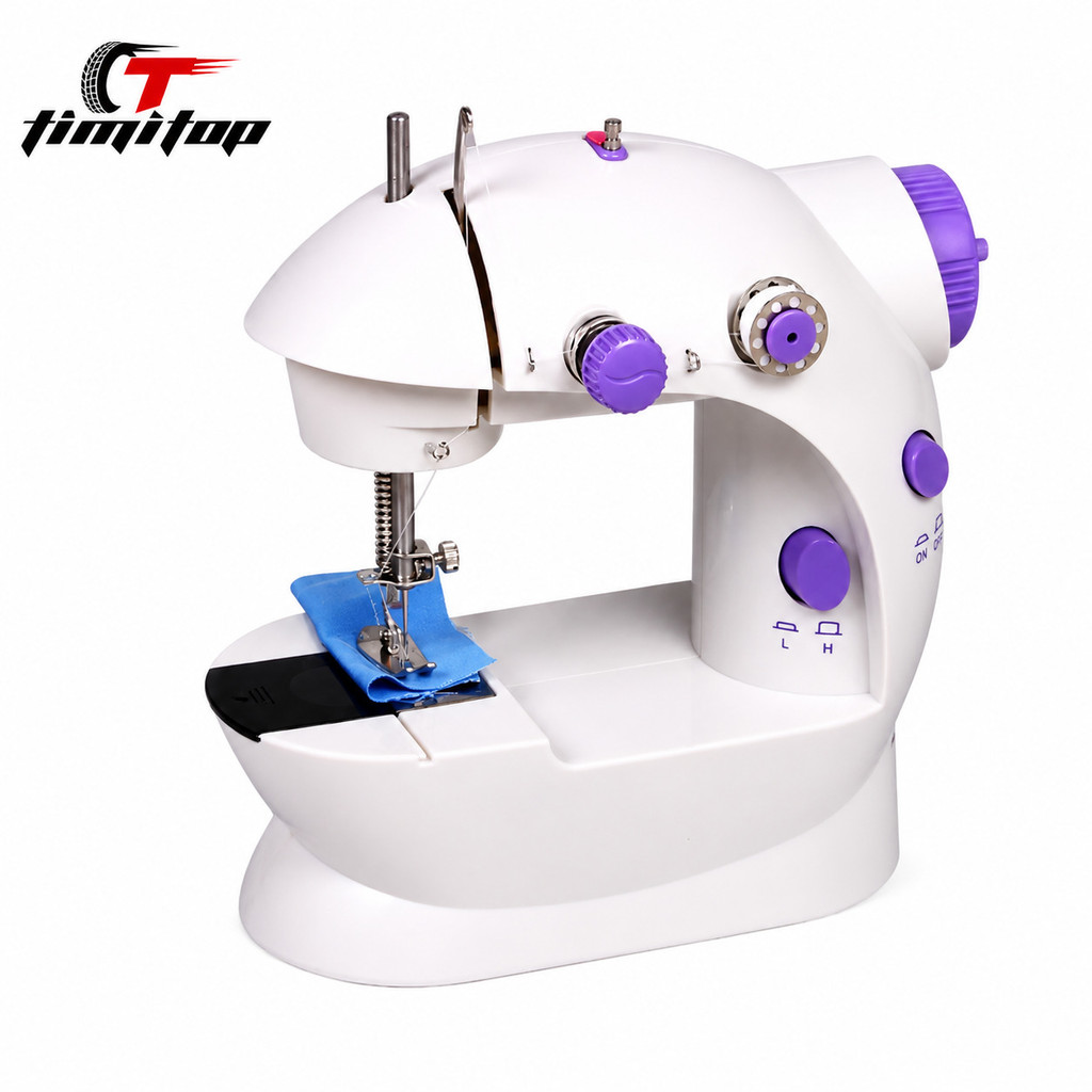 Mini Portable Sewing Machine With Pedal Electric Seamstress Bivolt 110V/220V