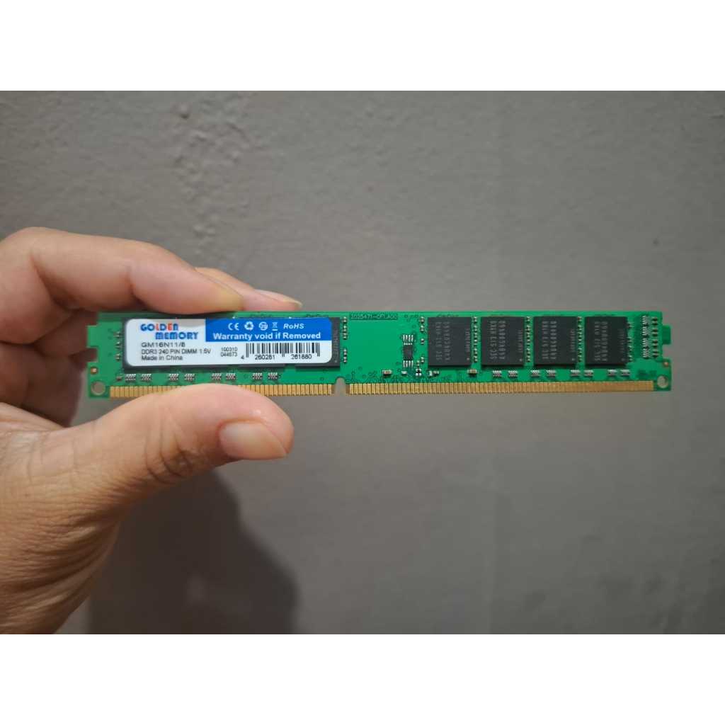 MEMÓRIA GOLDER MEMORY 8GB DESKTOP DDR3