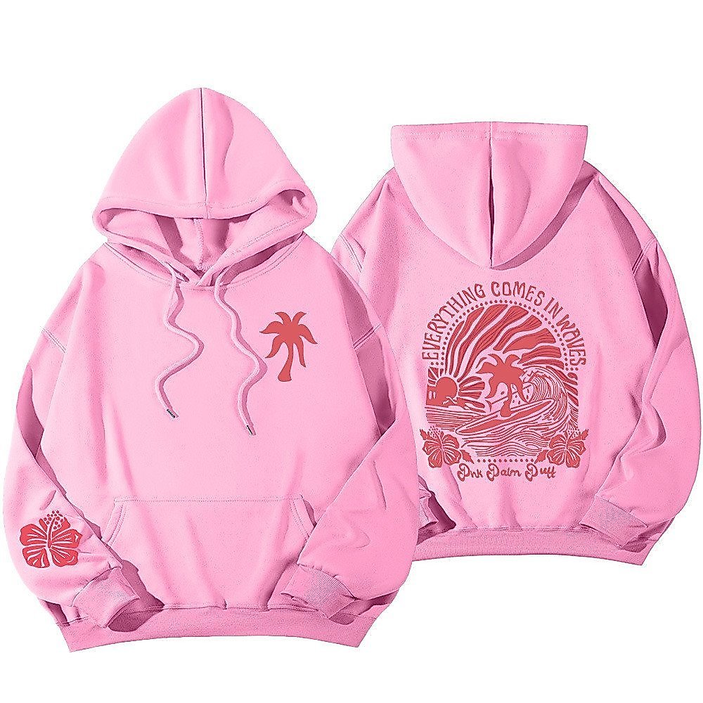 Cross-Border 2024 outono inverno XS-5XL velo moletom feminino com rosca punhos bainha solta quente moletom com capuz fem