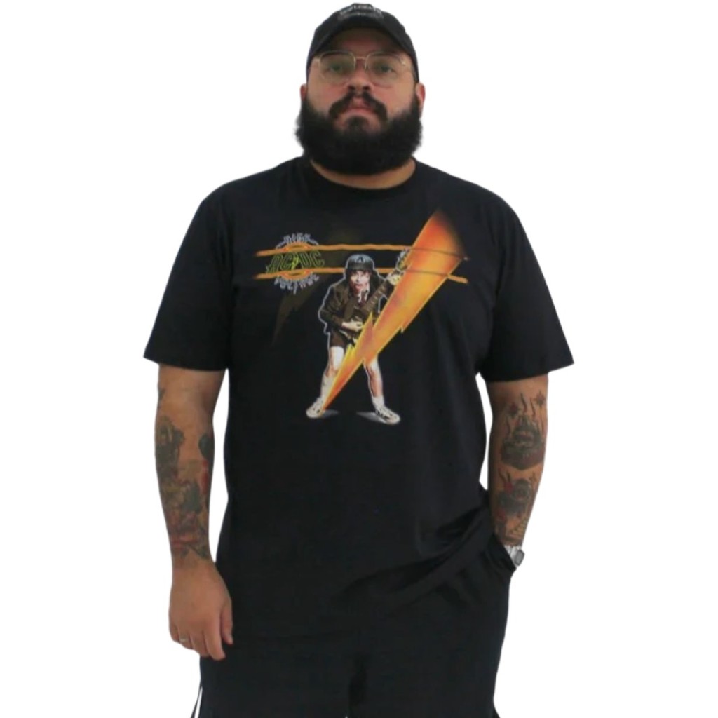 Camiseta Manga Curta AC/DC High Voltage
