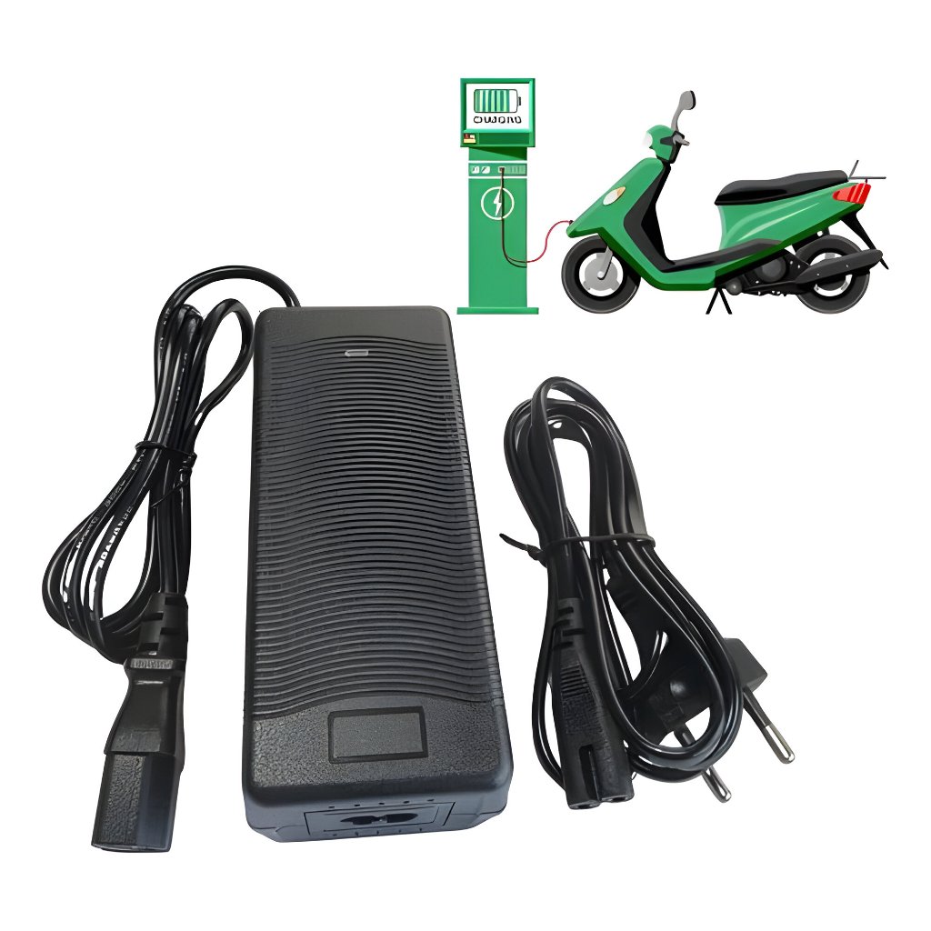 Carregador 48v / 54,6v 2ah Scooter E Bicicletas Elétricas