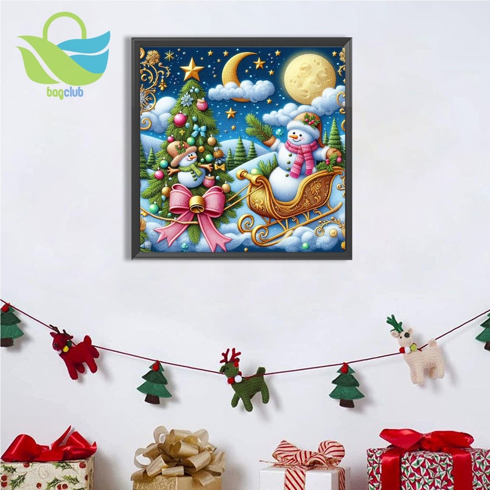 5D Full DIY Diamond Painting Gem Art Broca Redonda 40x40CM [Bagclub.br]