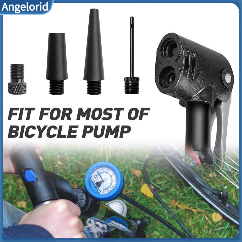 Car Air Pump Accessories Inflating Nozzles Set Ball Needle for – Corrosion Resistant Easy Install Long Short Wide Comp