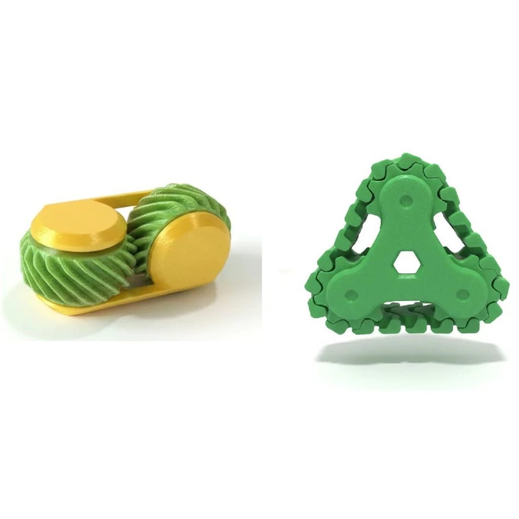 Engrenagem Triângulo + Spinner Engrenagem Anti-stress 3d