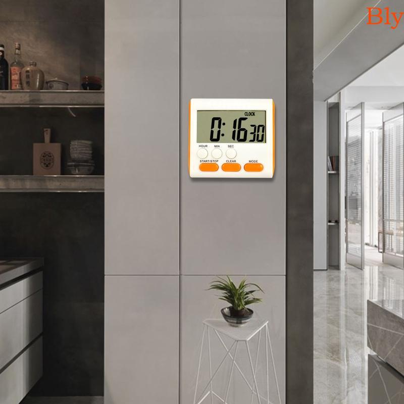 Bly Magnet Digital LCD Cozinha Cozinhar Para Temporizador Contagem Regressiva Escolar 24 H