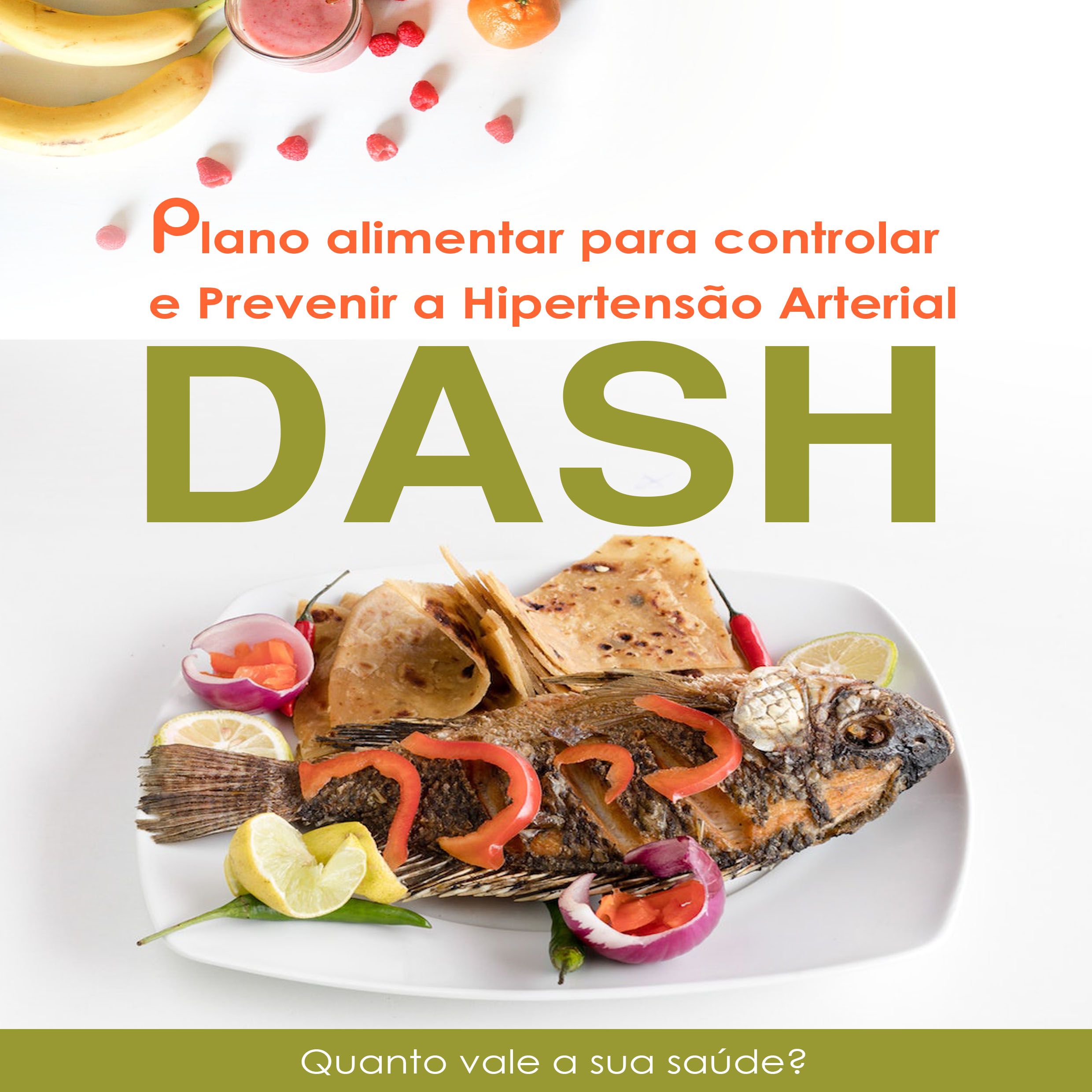 DASH- Plano Alimentar para controlar e prevenir a hipertensão arterial
