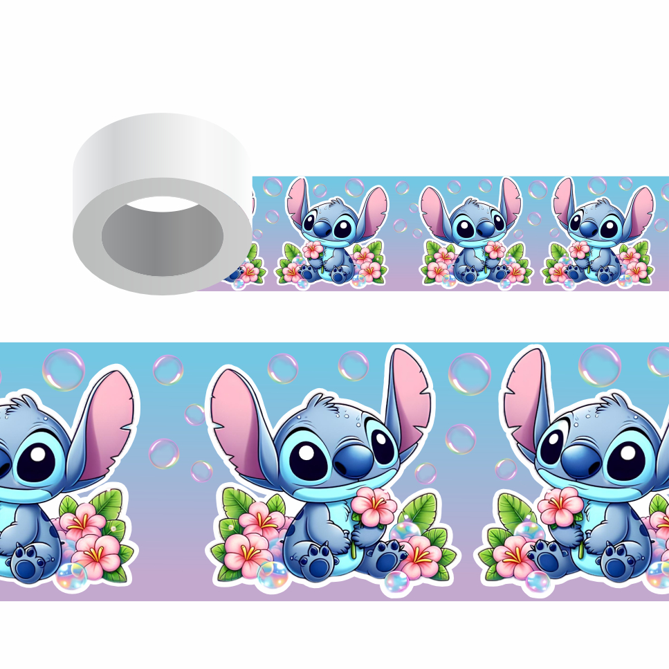 STITCH 05718 - Papel de Parede Border Faixa Adesiva Decoração para Quarto Infantil - Parede