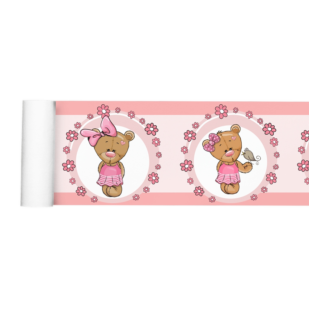 Faixa Decorativa Border Ursinho Fofo Infantil Bebe 030bd