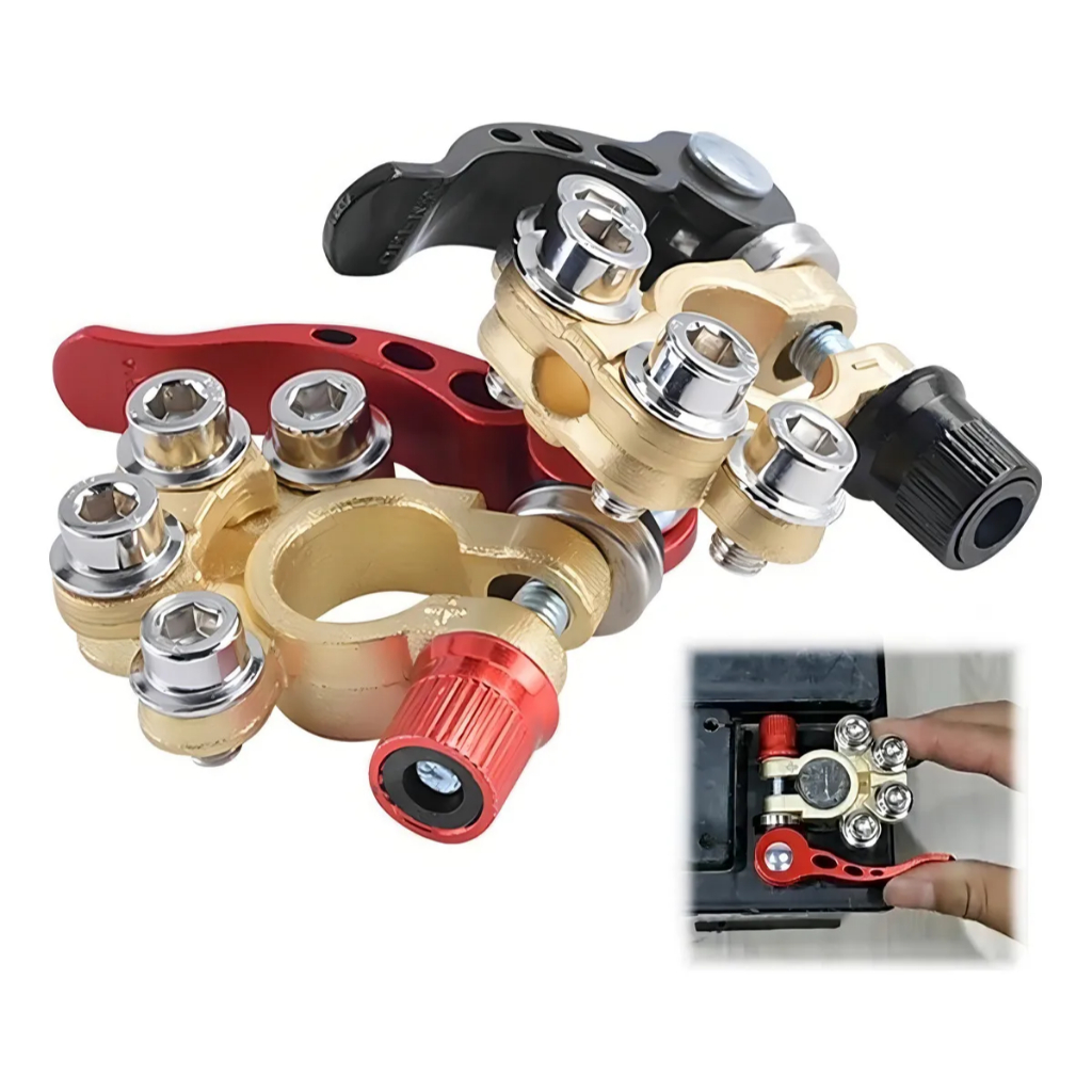 Modus 2 Conector Terminal Bateria Dourado Bateria C/ Engate