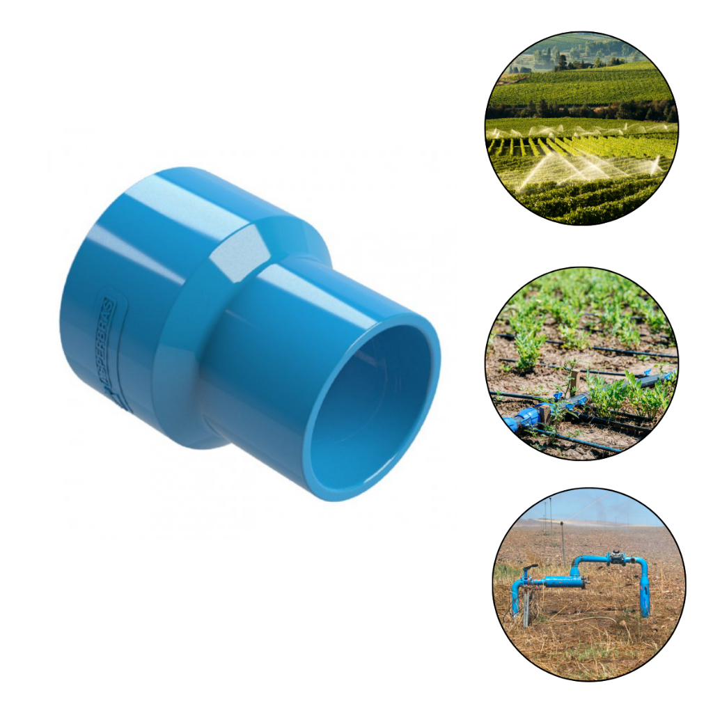 Redução Soldável DN100x50 PVC Irrigação Asperbras