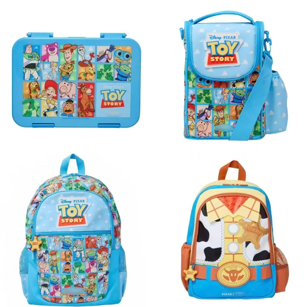Australian Toy Story Schoolbag Grau 1-6 Estudante Mochila Descompressão Mochila Multifuncional Conjunto Série