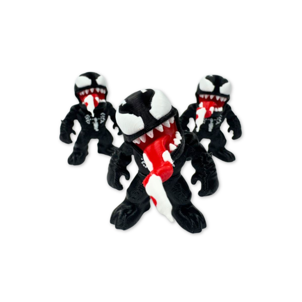 Mini Venom Articulado | Impressão 3D | Boneco Geek Magnético | Colecionável