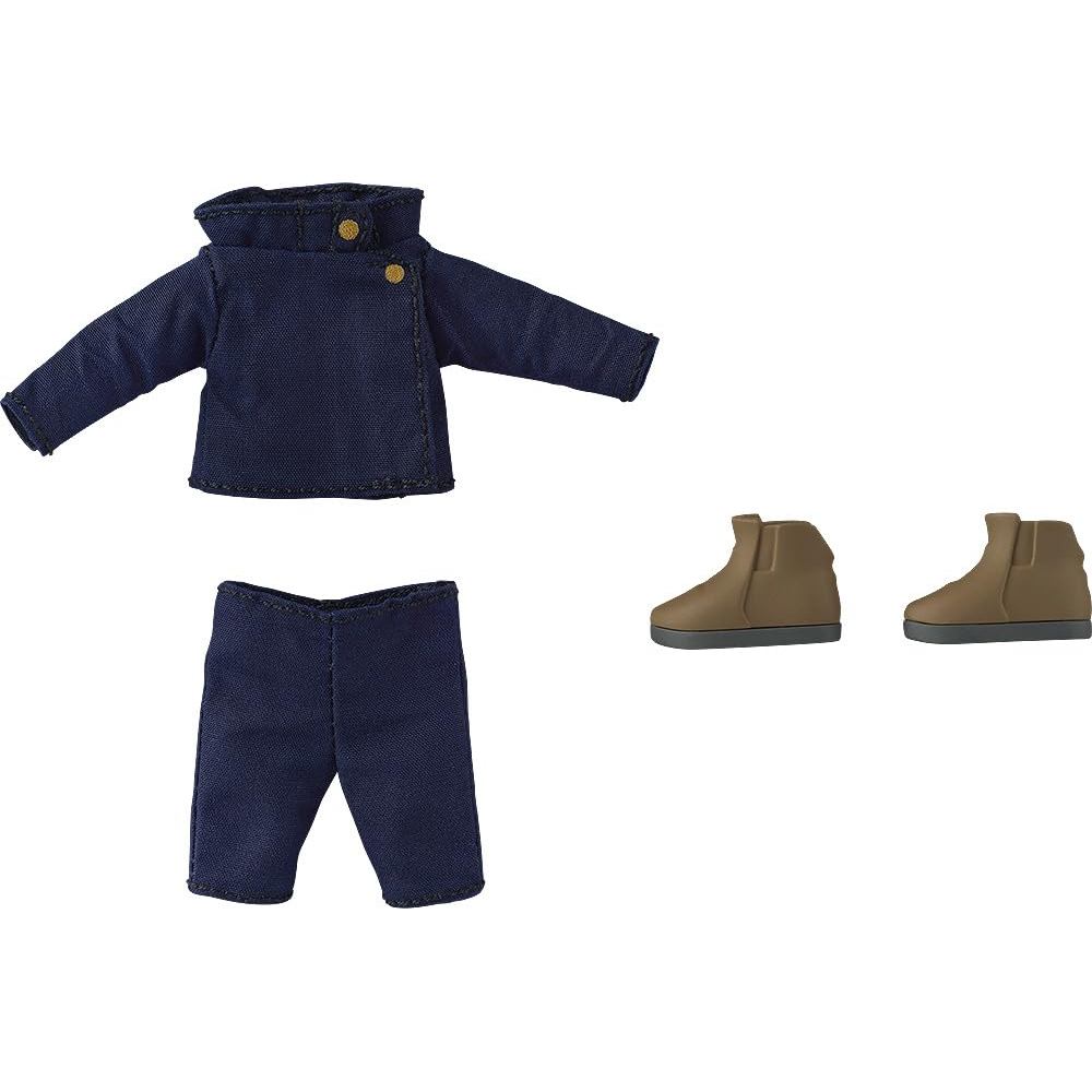 Conjunto De Roupas De Boneca Nendoroid Good Smile Company Jujutsu Kaisen Megumi Fushiguro Tecido E Acabamento Pintado Magnético Plástico