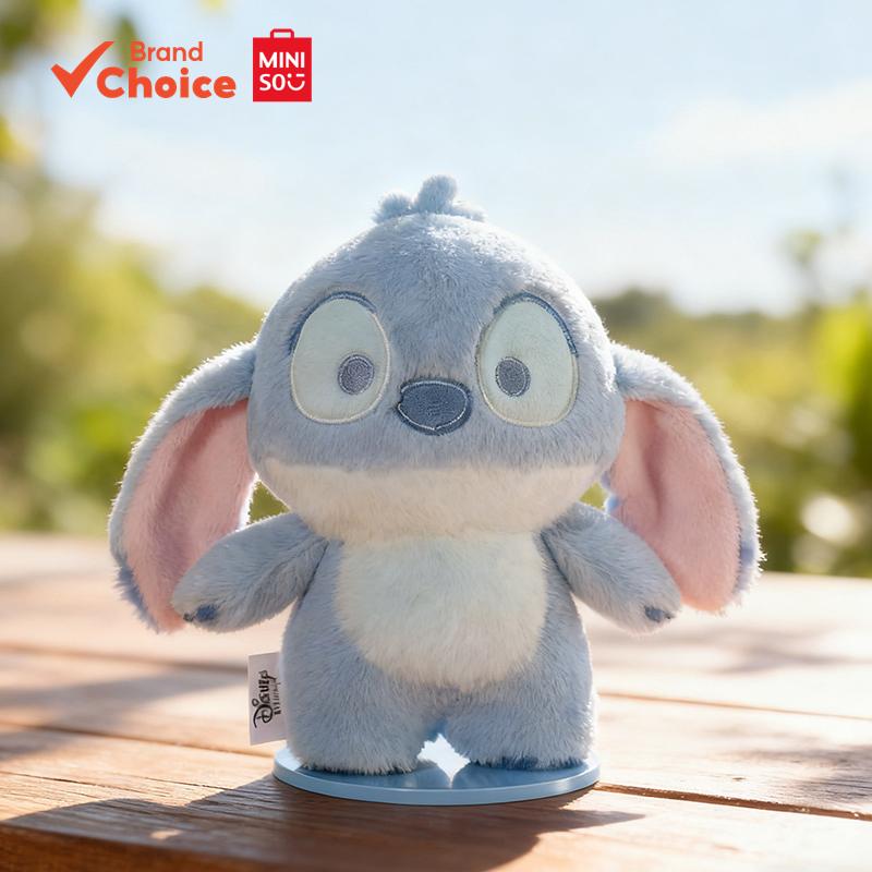 MINISO  série disney - pingente de enfeite de boneca fofo, magnético e (anjo & stitch) 16cm × 15cm