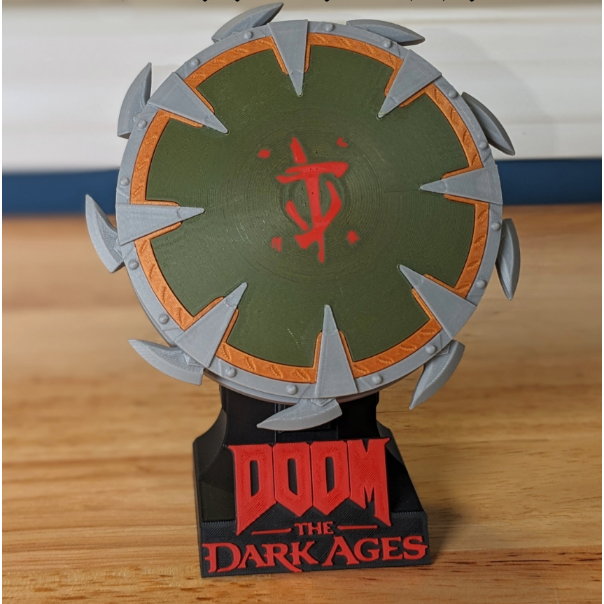 Escudo Doom Dark Ages - Giratório Magnético