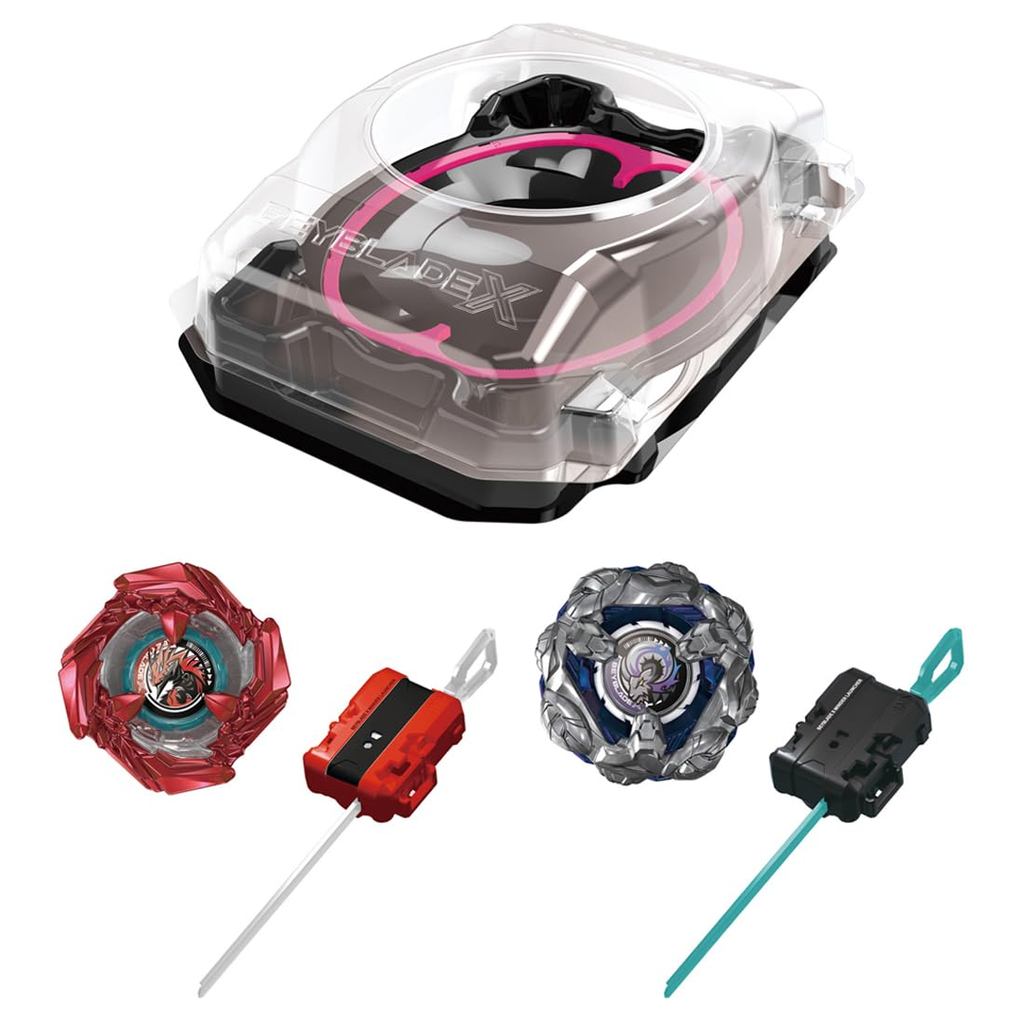 【direto do Japão】 Takara Tomy BEYBLADE X BX-46 Conjunto de Entrada de Batalha ∞ + Saco de Embalagem de Natal