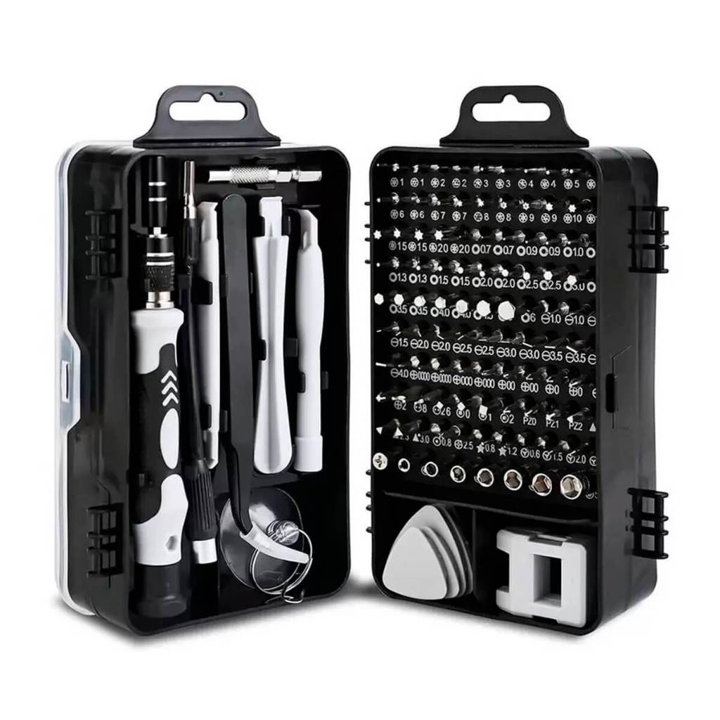 Kit 117 em1 Multi Uso Reparo Profissional Magnético