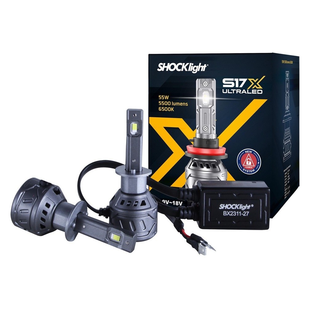Ultraled S17X H1 6500K 6000 Lumens 9~32v