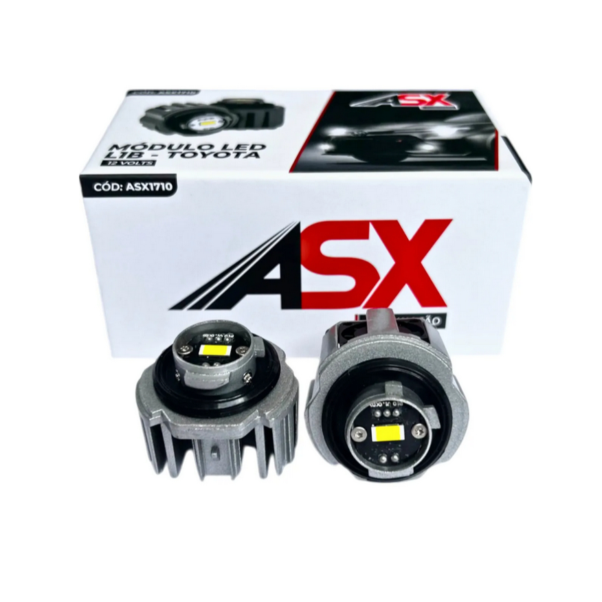 Par De Módulo Led Asx L1b - Toyota 12v 6000k 50w 5000 Lúmens