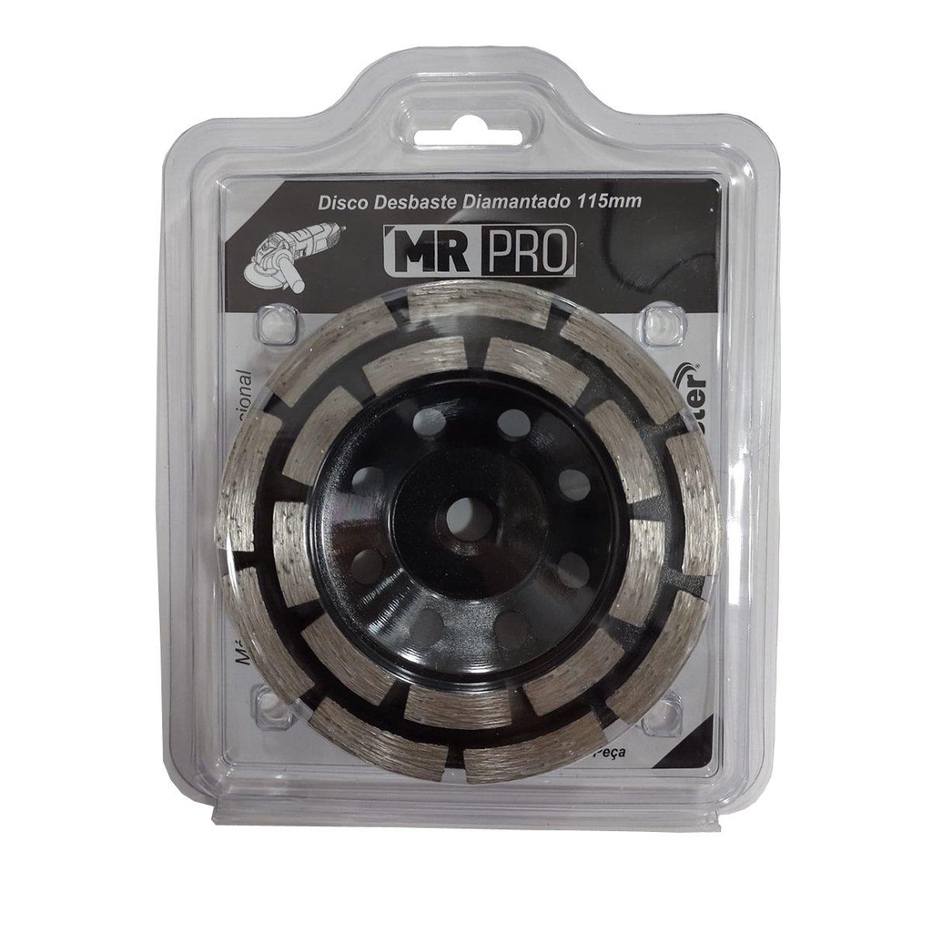 Disco Desbaste Diamantado MR PRO 115mm Rosca M14 - Mister