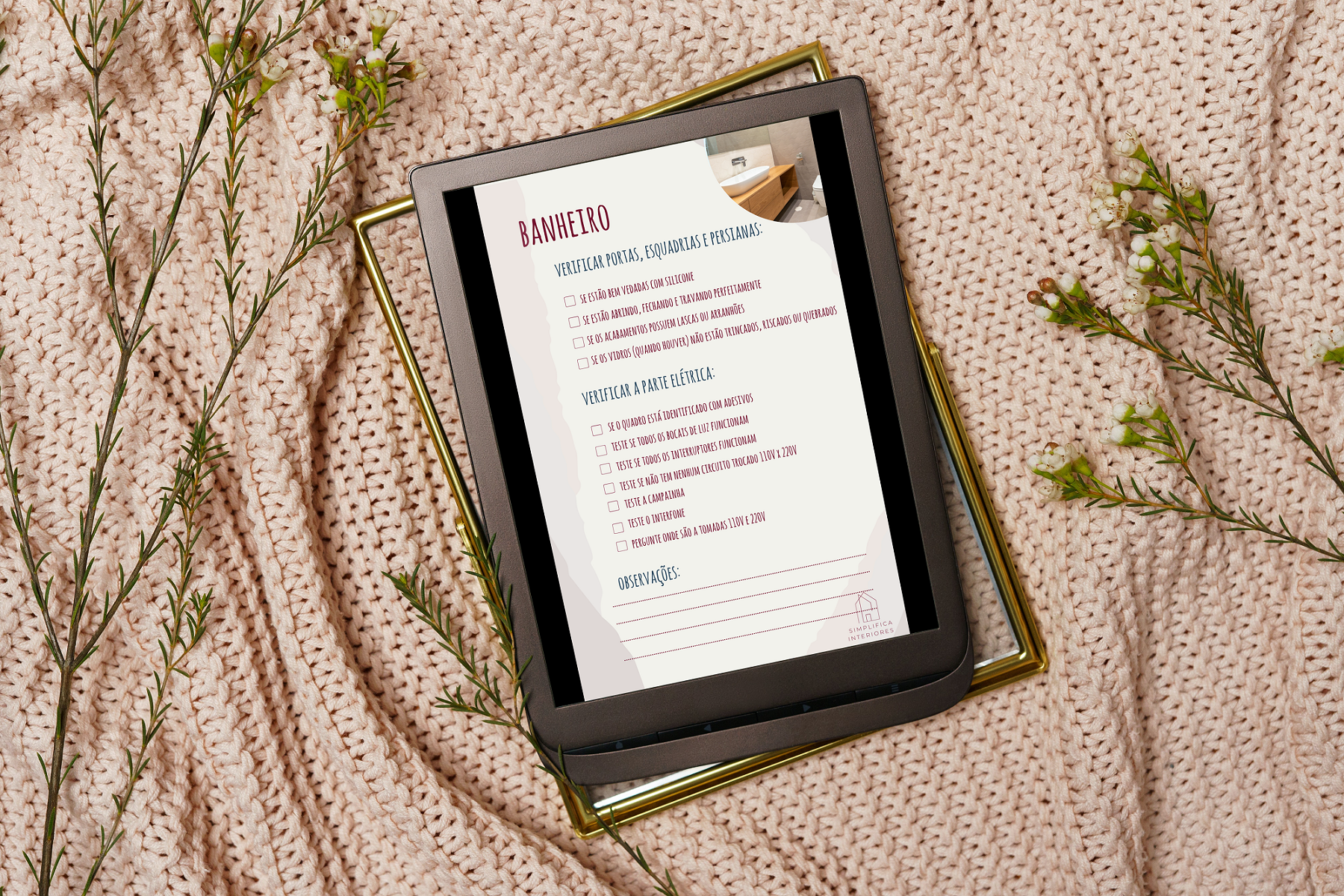 Check-list de vistoria de imóvel