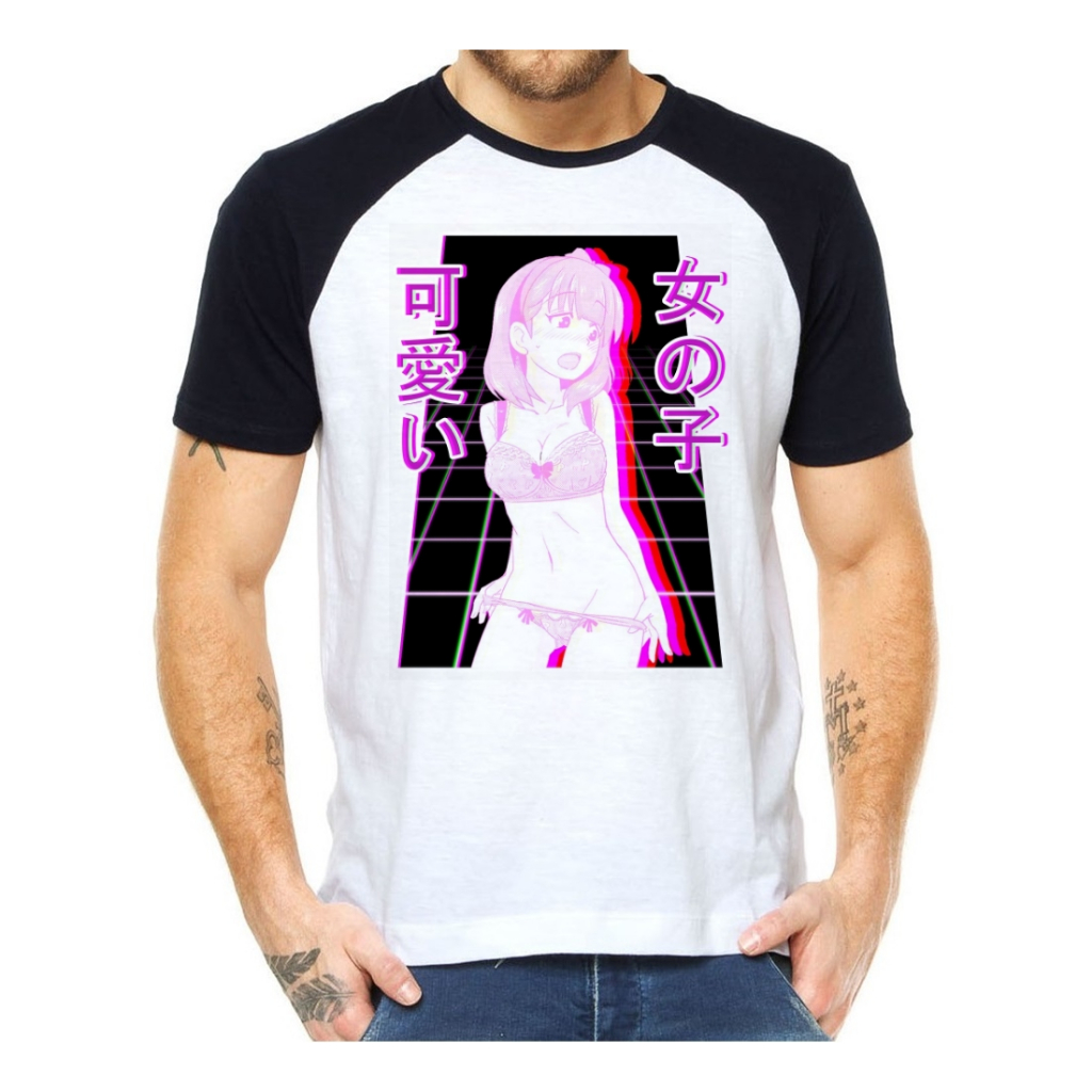 Camiseta Camisa Waifu Hentai Yandere Ecchi Anime Filme 7