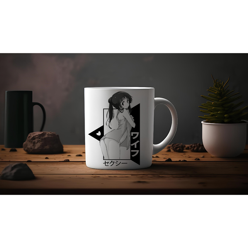 Caneca Waifu Hentai Yandere Ecchi Anime Filme 6