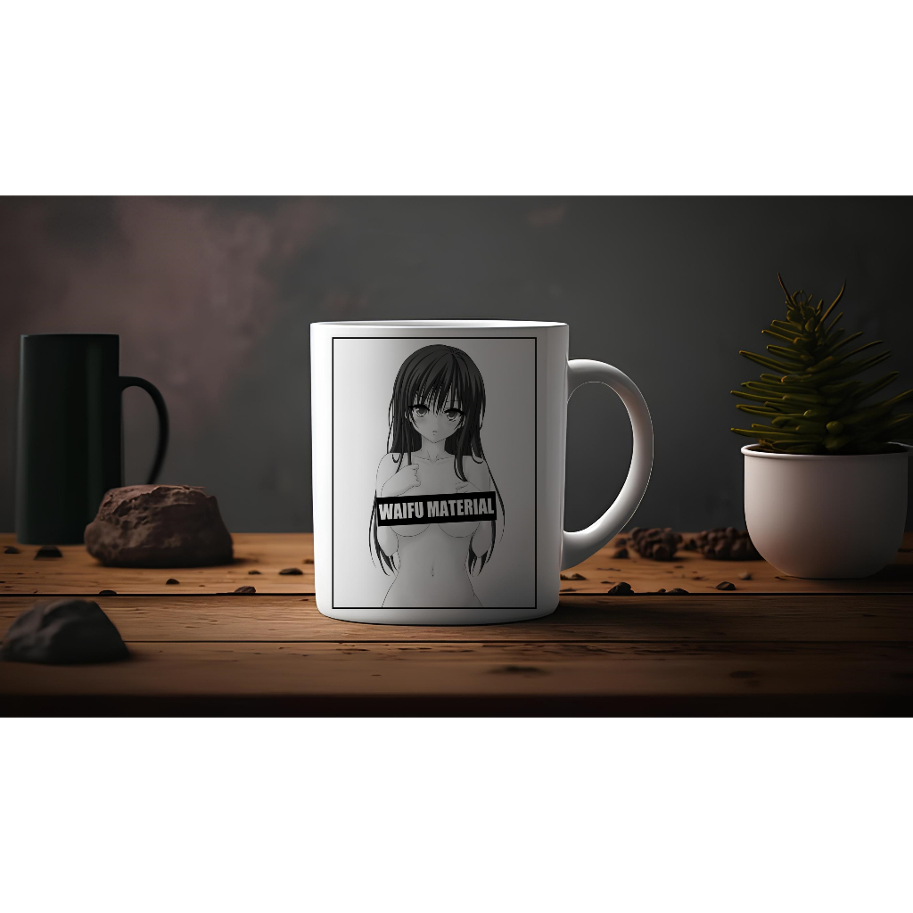 Caneca Waifu Hentai Yandere Ecchi Anime Filme 5