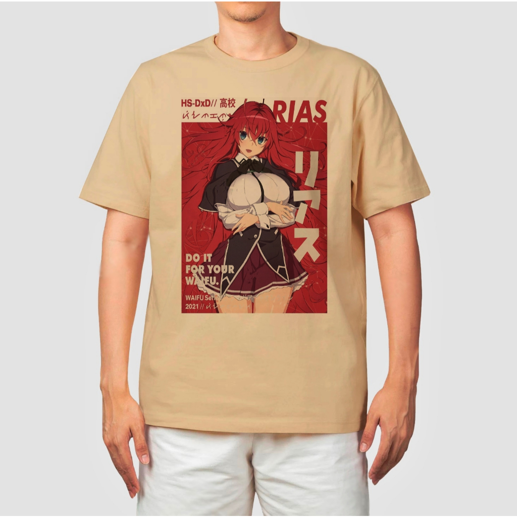 Camiseta Camisa Waifu Hentai Yandere rias gremory Ecchi Anime Filme série
