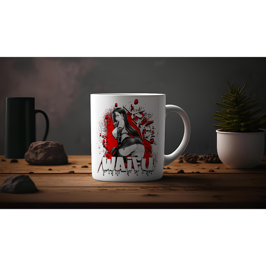 Caneca Waifu Hentai Yandere Ecchi Anime Filme 4