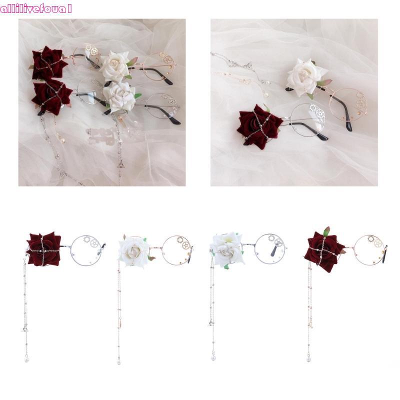 allilivefoua1 Óculos Natal Cosplay Meninas JK-Tema Traje Yandere
