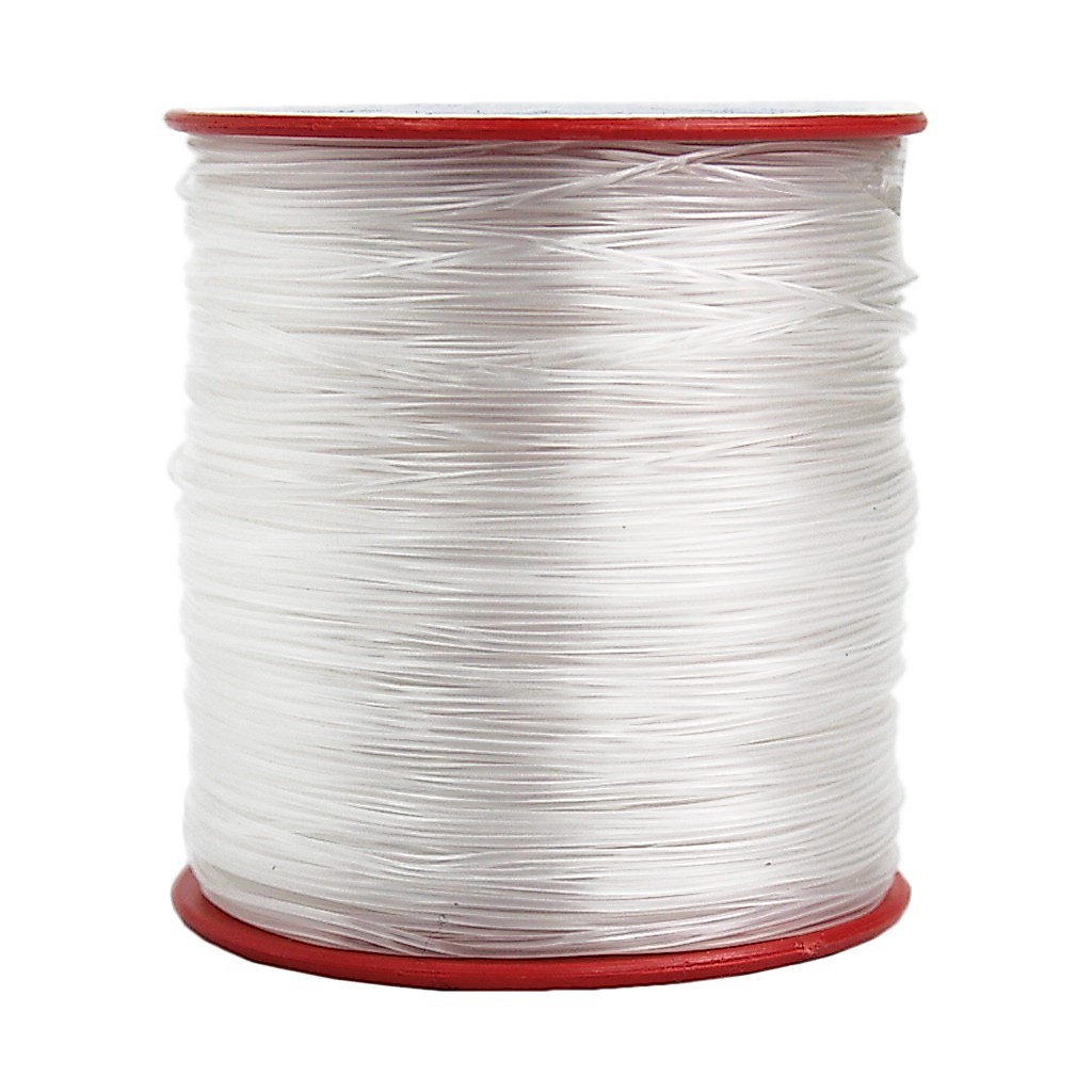 Fio de Nylon Incolor  Multiuso Pesca Artesanato Aprox108 Metros LInha Transparente Resistente