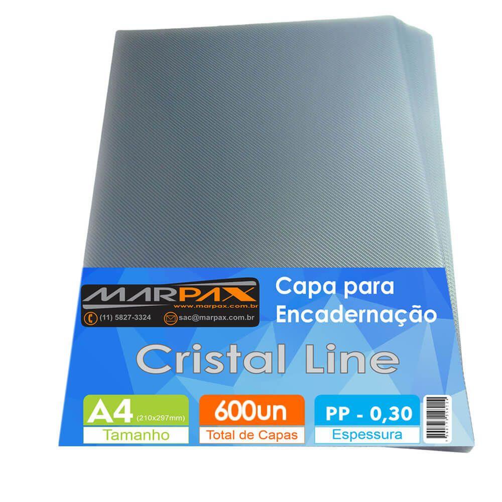 Capa para Encadernação Transparente A4 Line PP 0,30 600un