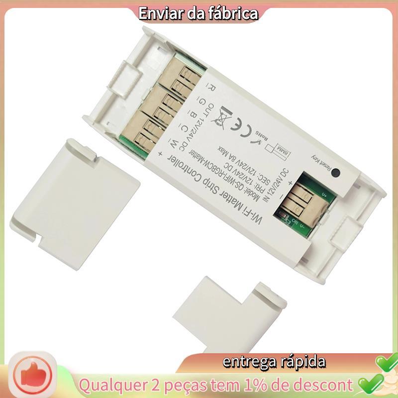 Matéria WIFI RGBCW Controlador Inteligente Tira LED DC 12V 24V Dimmer Para Controle De Aplicativo Doméstico
