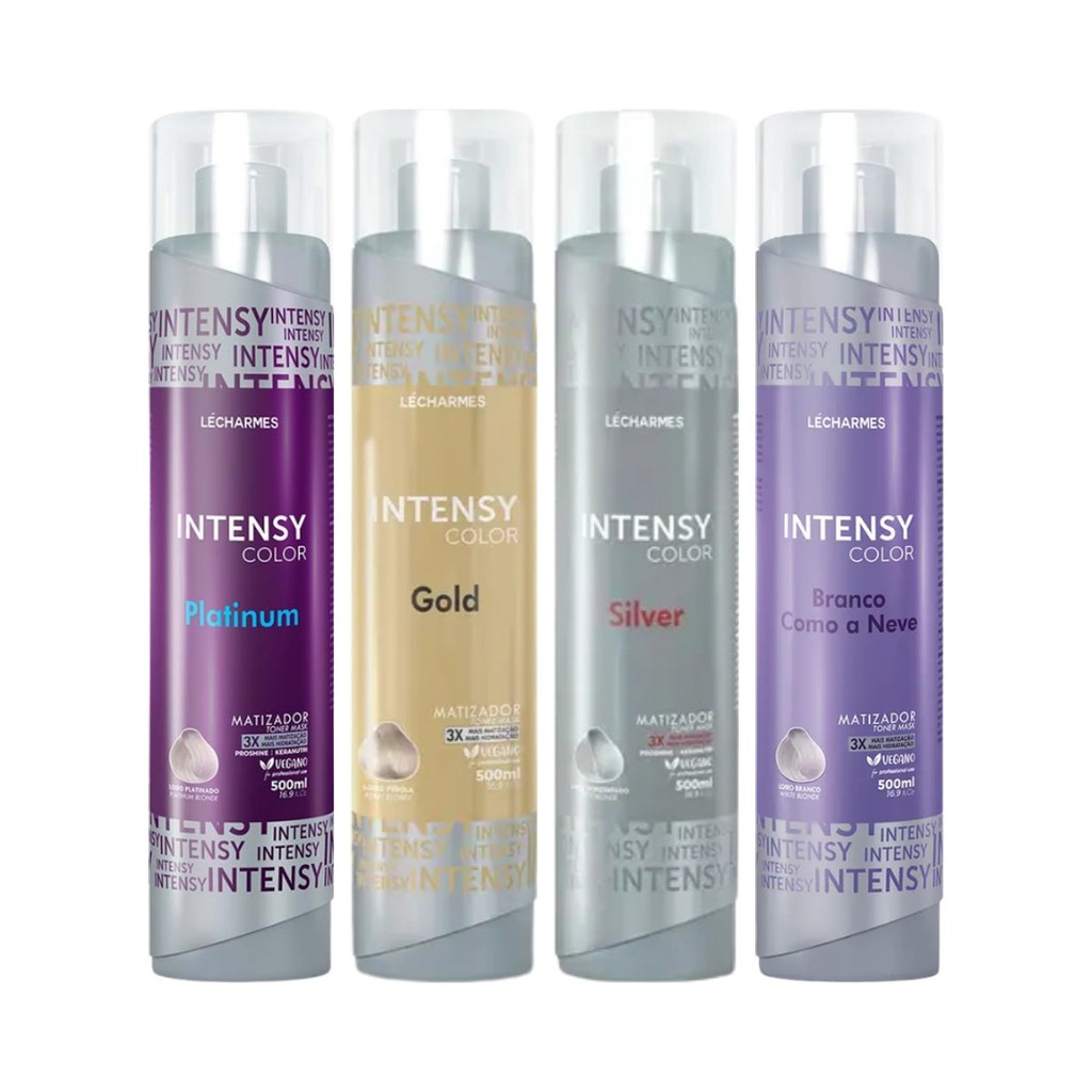 Matizador Le Charmes Intensy Color Platinum Gold Silver e Branco Como a Neve 150ml 300ml 500ml
